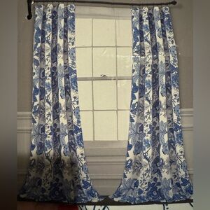 Two Panels Half Moon Sydney Curtains 
Machine Washable - Room Darkening